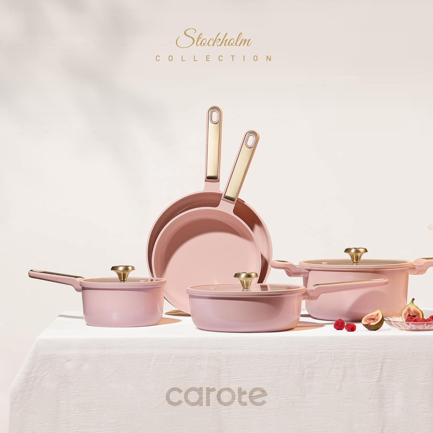 Nonstick Ceramic Cookware Set, - Camping Cooking Set Non Stick recension och pris