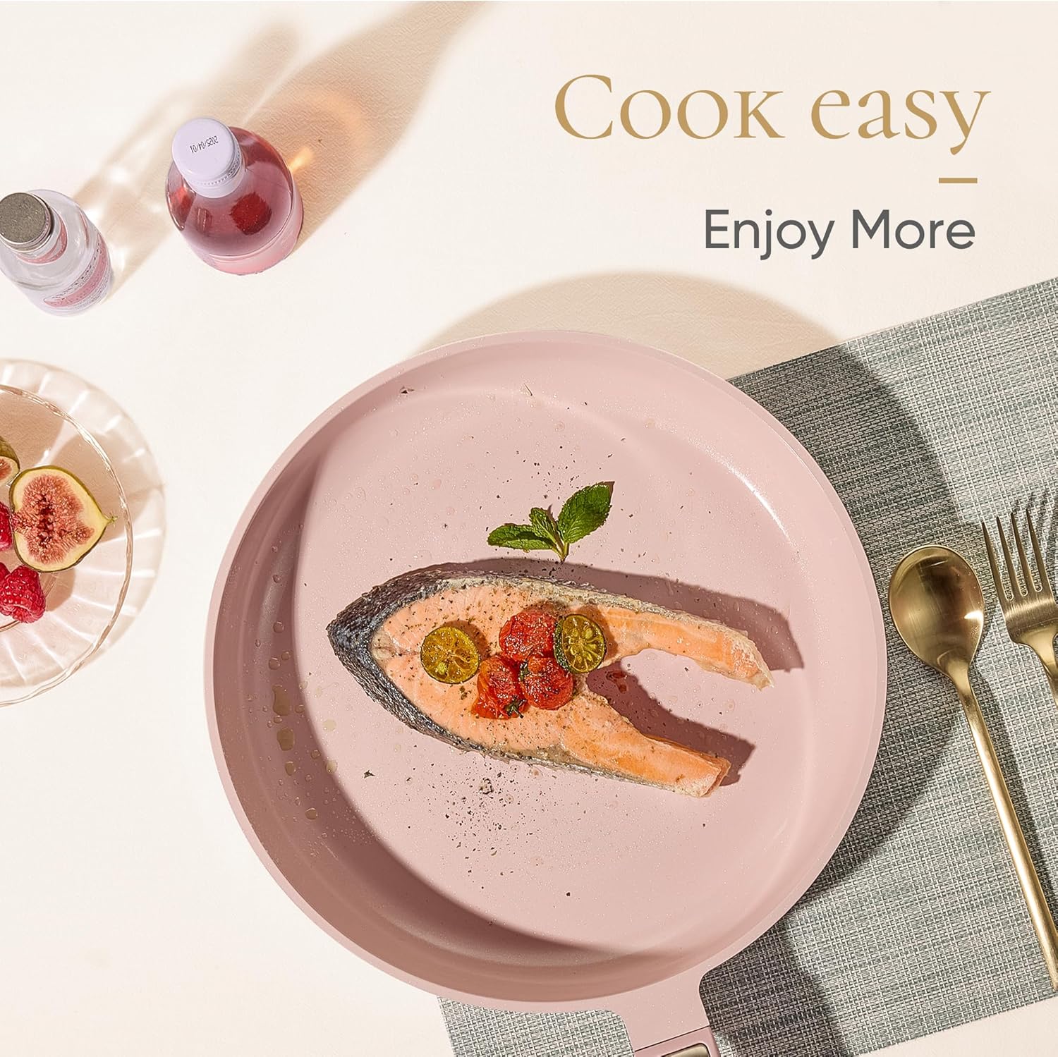Nonstick Ceramic Cookware Set, - Camping Cooking Set Non Stick recension och pris
