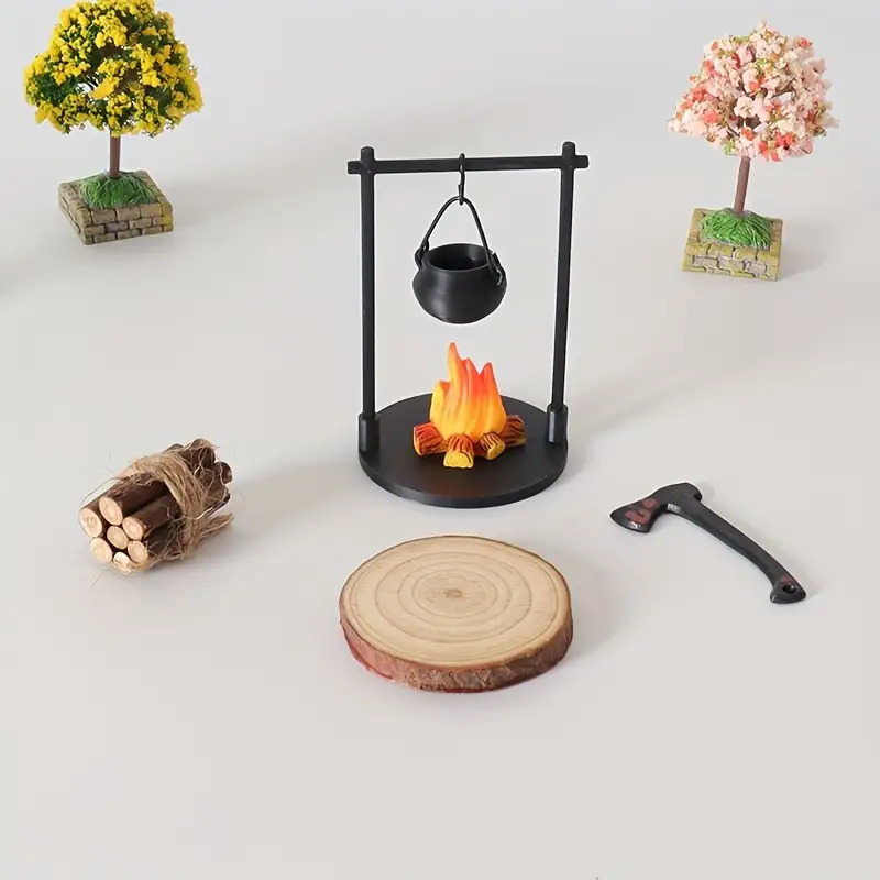 Mini Campfire Hanging Stove Po - Camping Cooking Utilities recension och pris