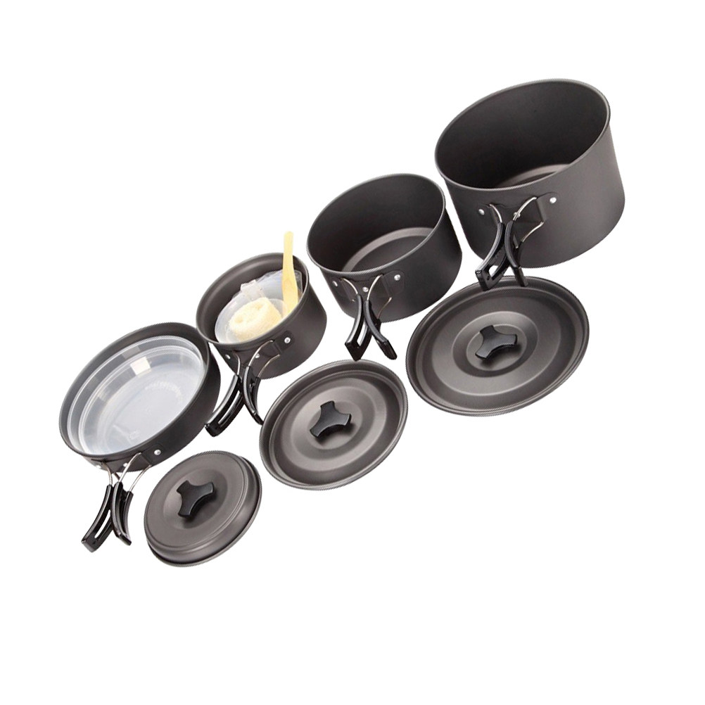 1Set Compact Camping Cookware  - Camping Cooking Set Compact recension och pris