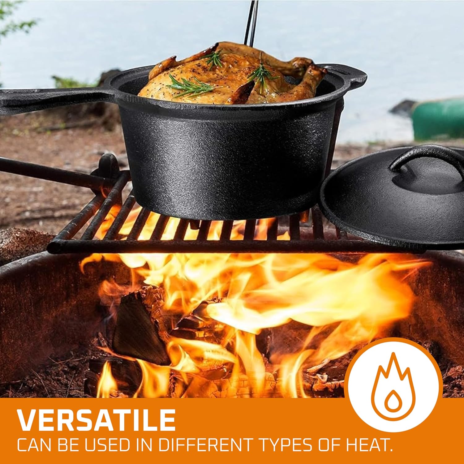 Camping Cooking Set Of 7. Pre  - Camp Dutch Oven Cast recension och pris