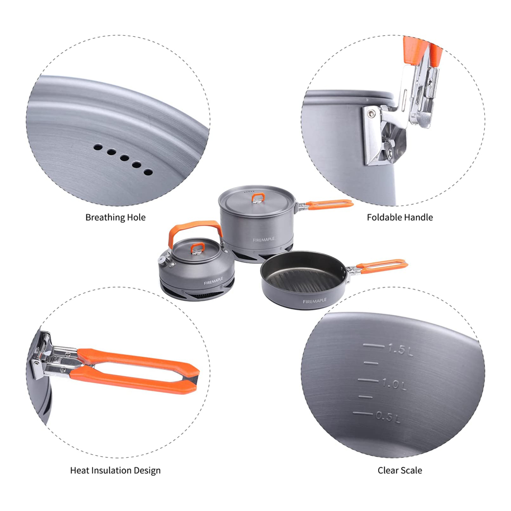 Fire Maple Camping Cookware Ut - Camping Cooking Pack recension och pris