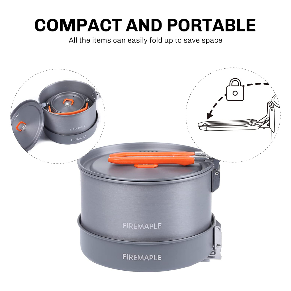 Fire Maple Camping Cookware Ut - Camping Cooking Pack recension och pris