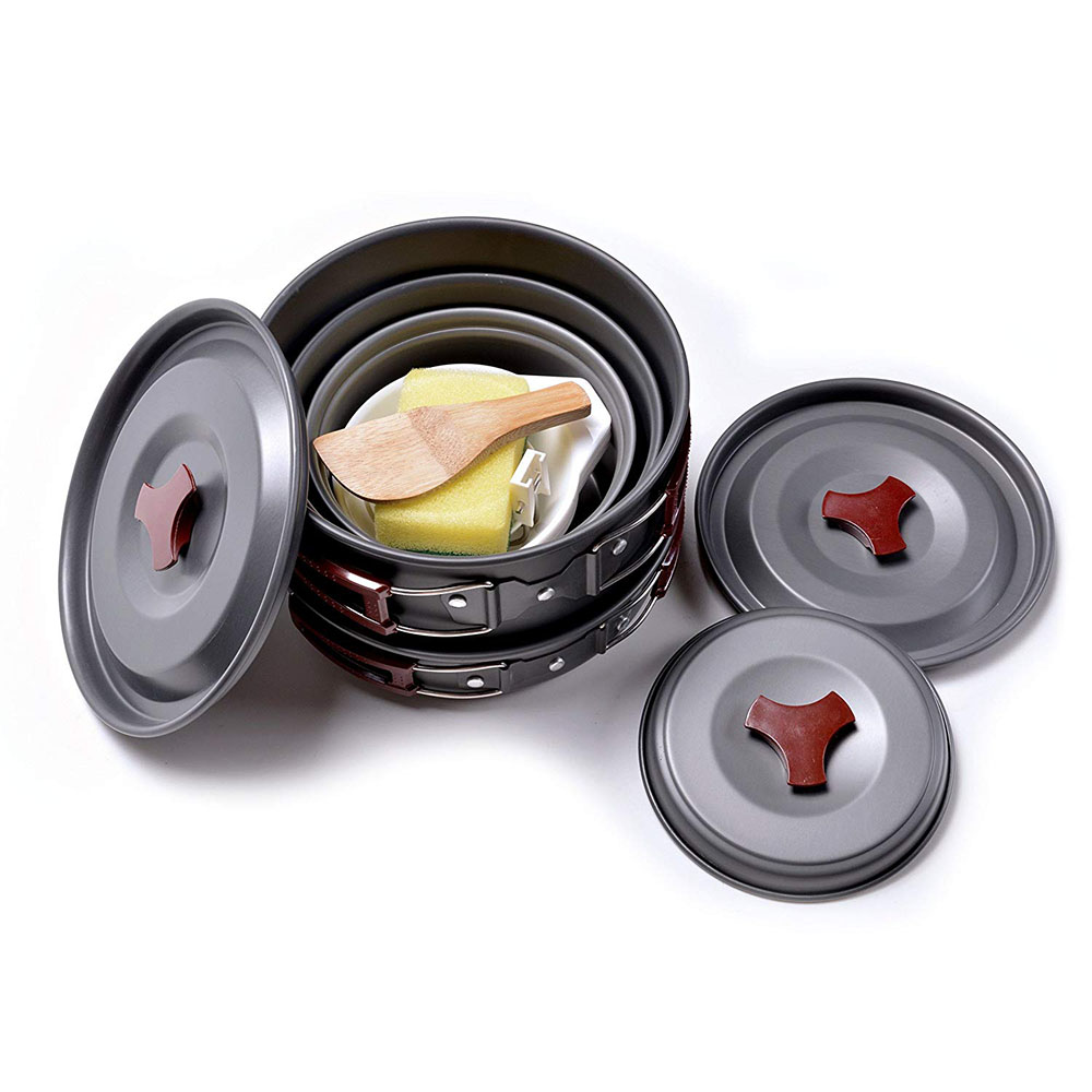 Outdoor Camping Cookware Kit N - Camping Cooking Pack recension och pris