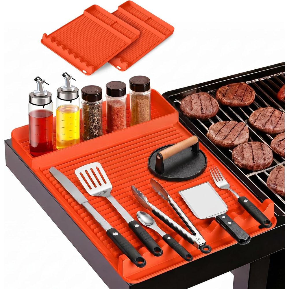Heat Resistant Silicone Grill  - Camping Cooking Grill recension och pris