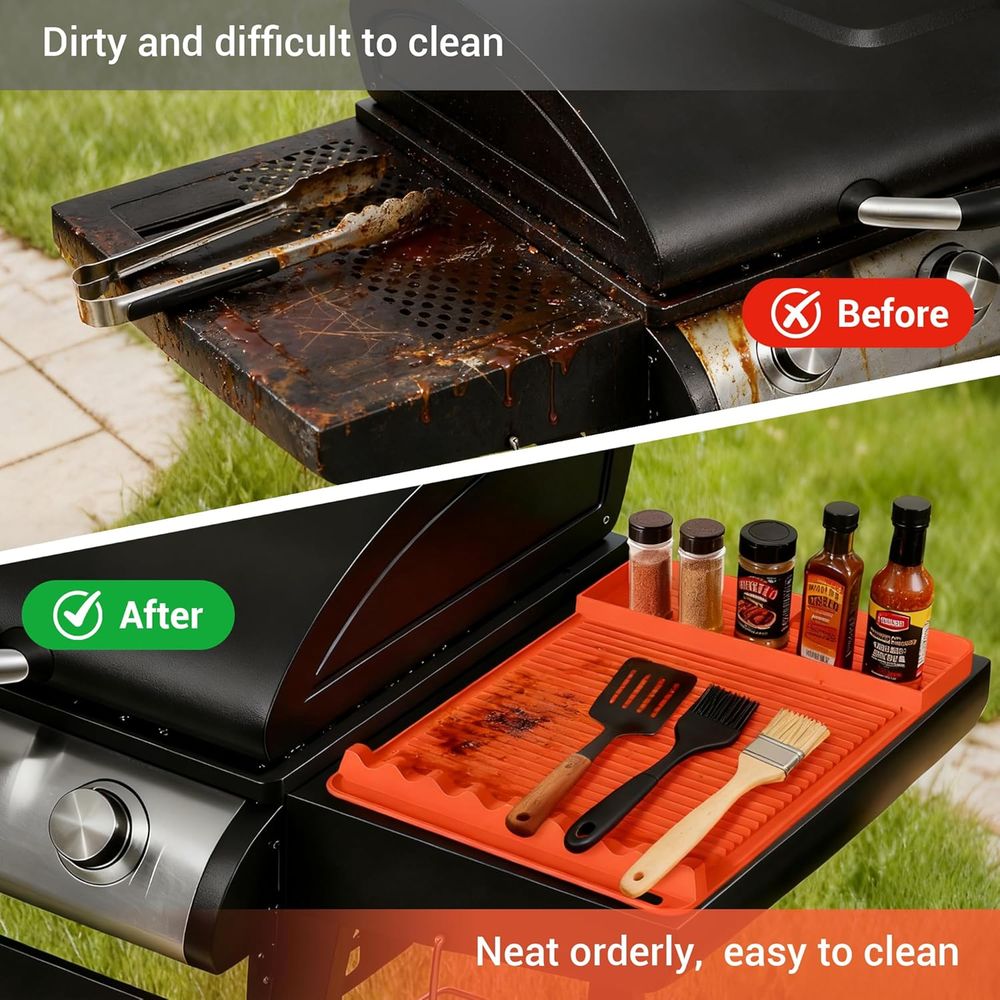 Heat Resistant Silicone Grill  - Camping Cooking Grill recension och pris