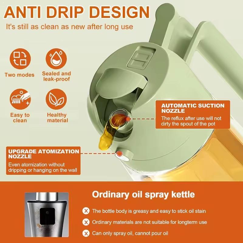 2-in-1 Sprayer Pourer Oil Empt - Camping Cooking Oil Container recension och pris