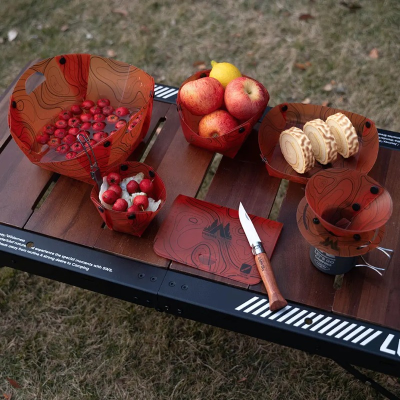 Foldable Camping Tableware Por - Camping Cooking Pack recension och pris