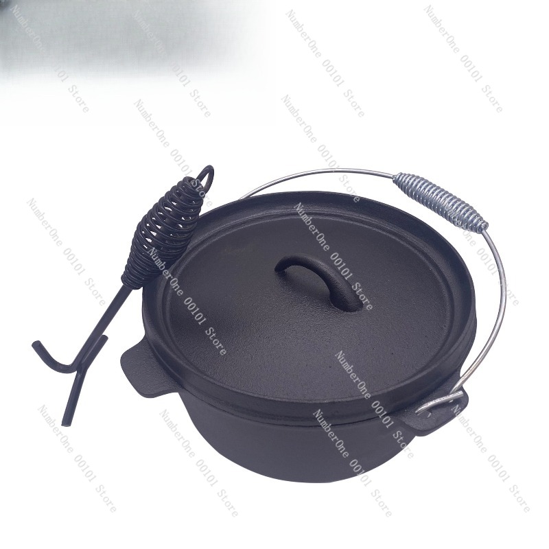 Heavy Duty Cast Iron Dutch Ove - Camp Dutch Oven Cast recension och pris