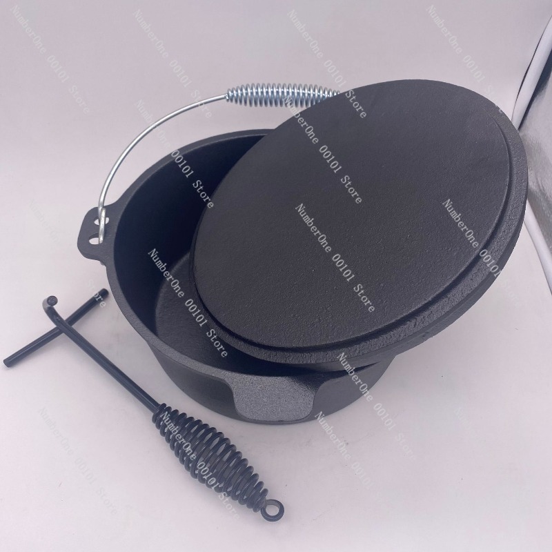 Heavy Duty Cast Iron Dutch Ove - Camp Dutch Oven Cast recension och pris